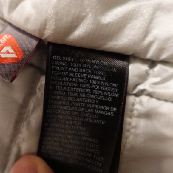 The North Face ThermoBall Jacket Men’s Large Gray/Black Lightweight Warm Outdoor - Picture 15 of 16